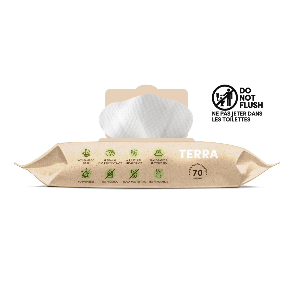 TERRA Kiwifruit Extract Baby Wipes 70s - Image 4