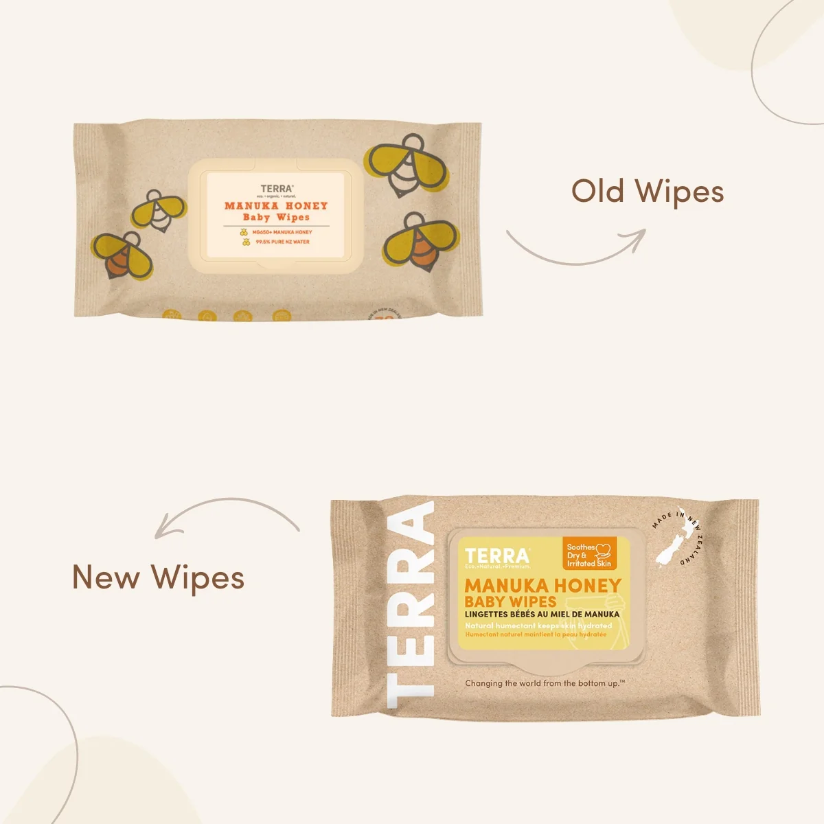 TERRA Manuka Honey Baby Wipes 70s - Image 12