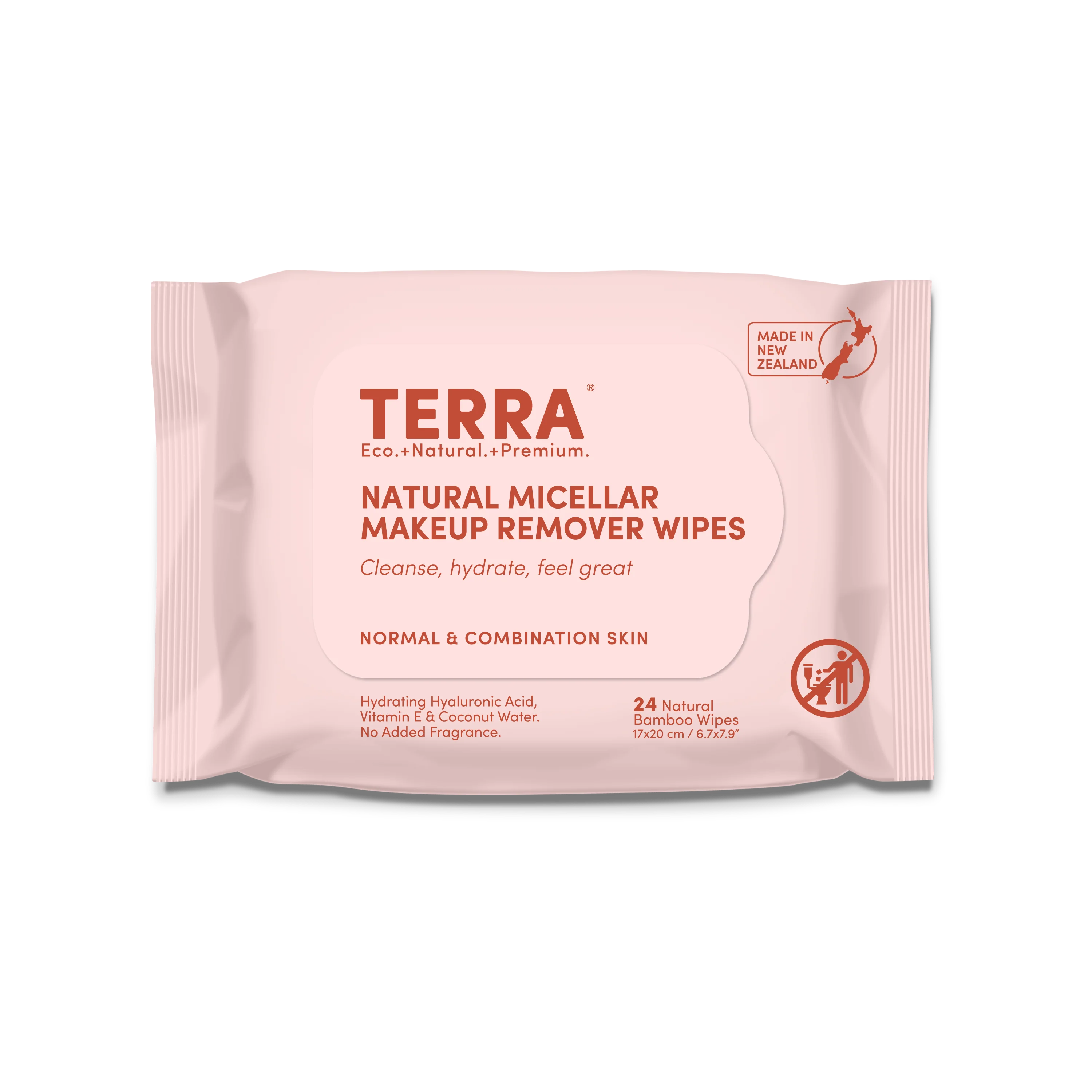 Terra Micellar Makeup Remover Wipes - Normal & Combination Skin - Image 3