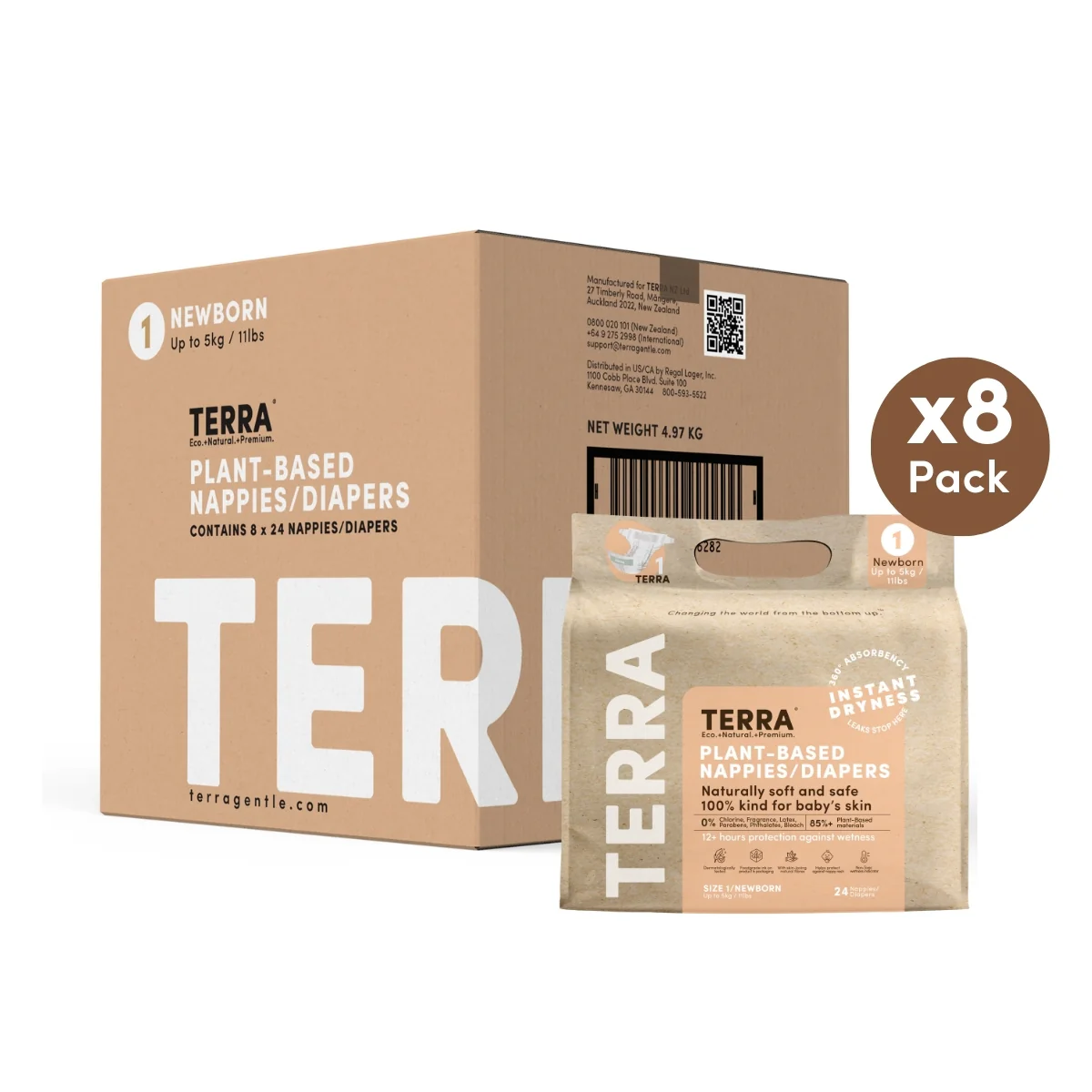 TERRA Newborn Nappies 24s - Image 3