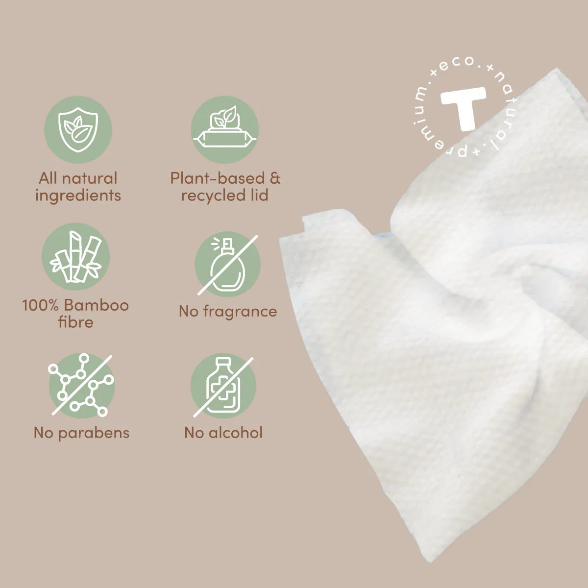 TERRA Pure Water Baby Wipes 70s - Image 10