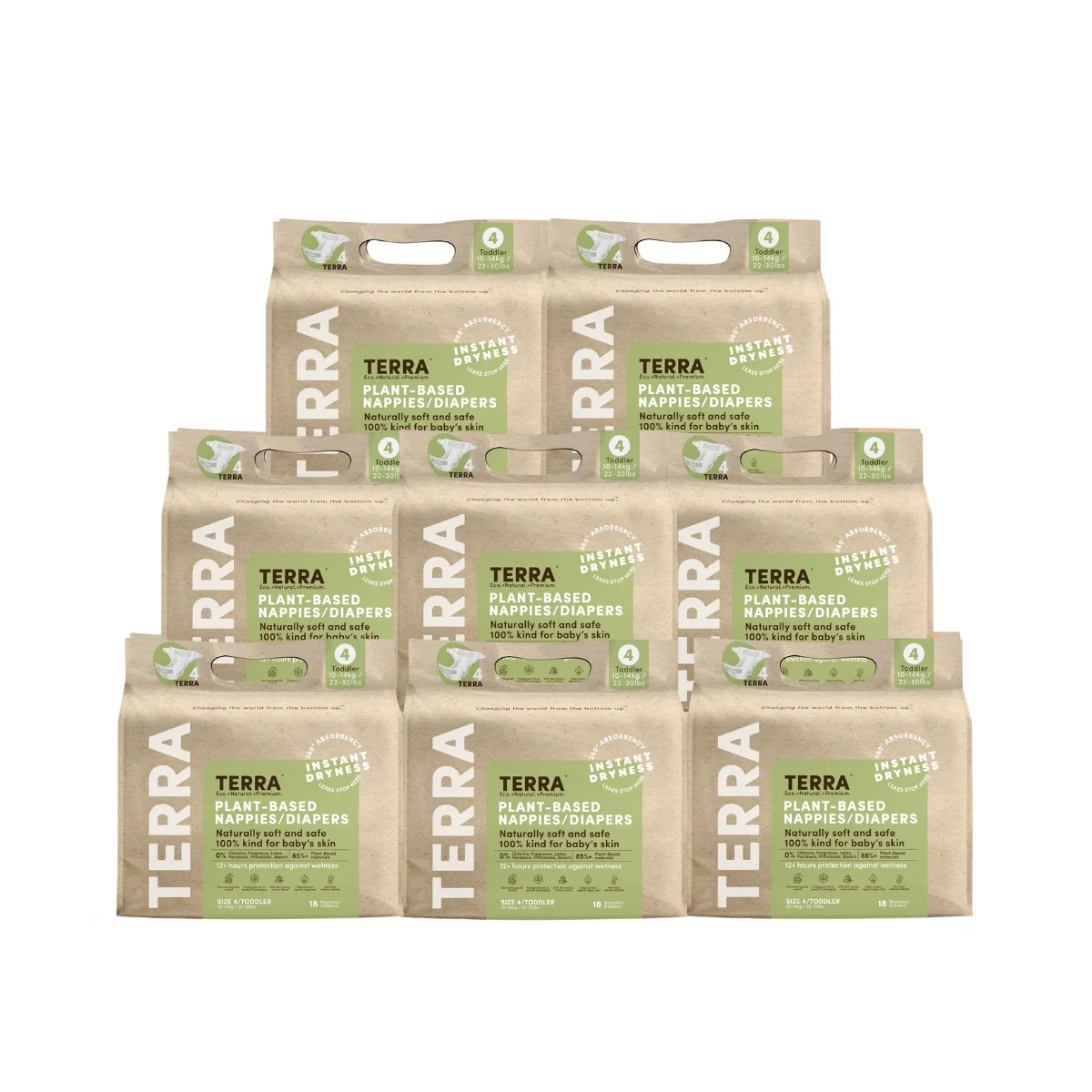 TERRA Toddler Nappies 18s - Image 4